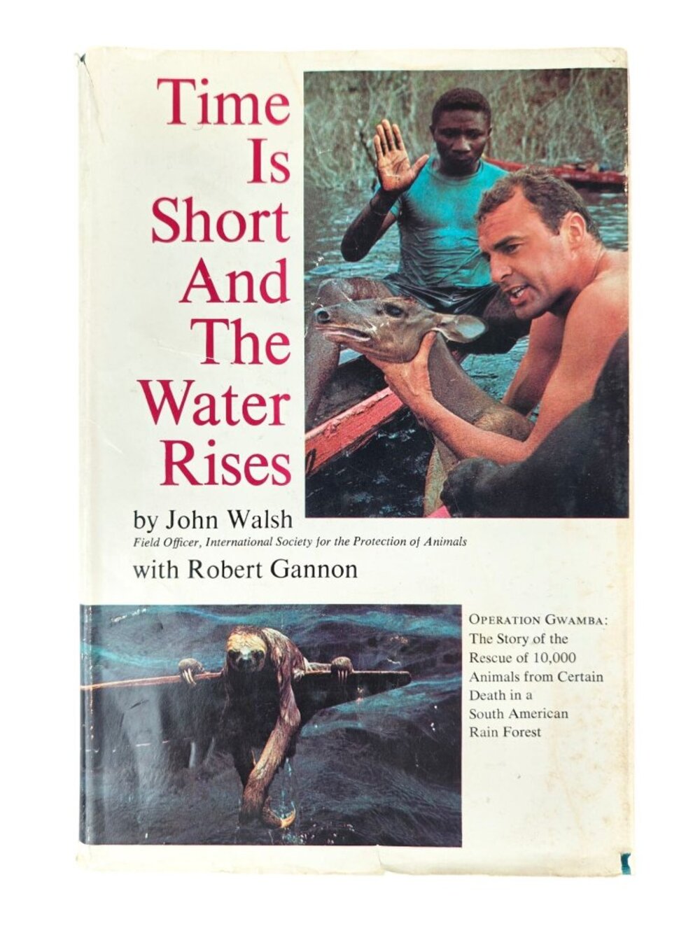 Time Is Short And The Water Rises John Walsh With Robert Gannon HC First Edition